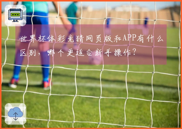 世界杯体彩竞猜网页版和APP有什么区别，哪个更适合新手操作？